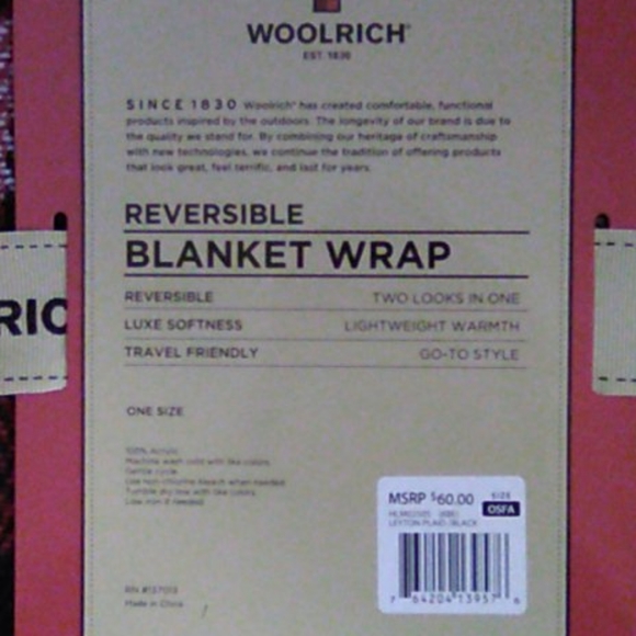 Brand new blanket wrap - Picture 2 of 2
